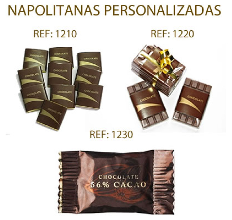 Napolitanas personalizadas